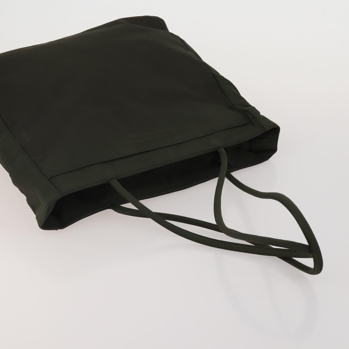 Prada Green Nylon Tote