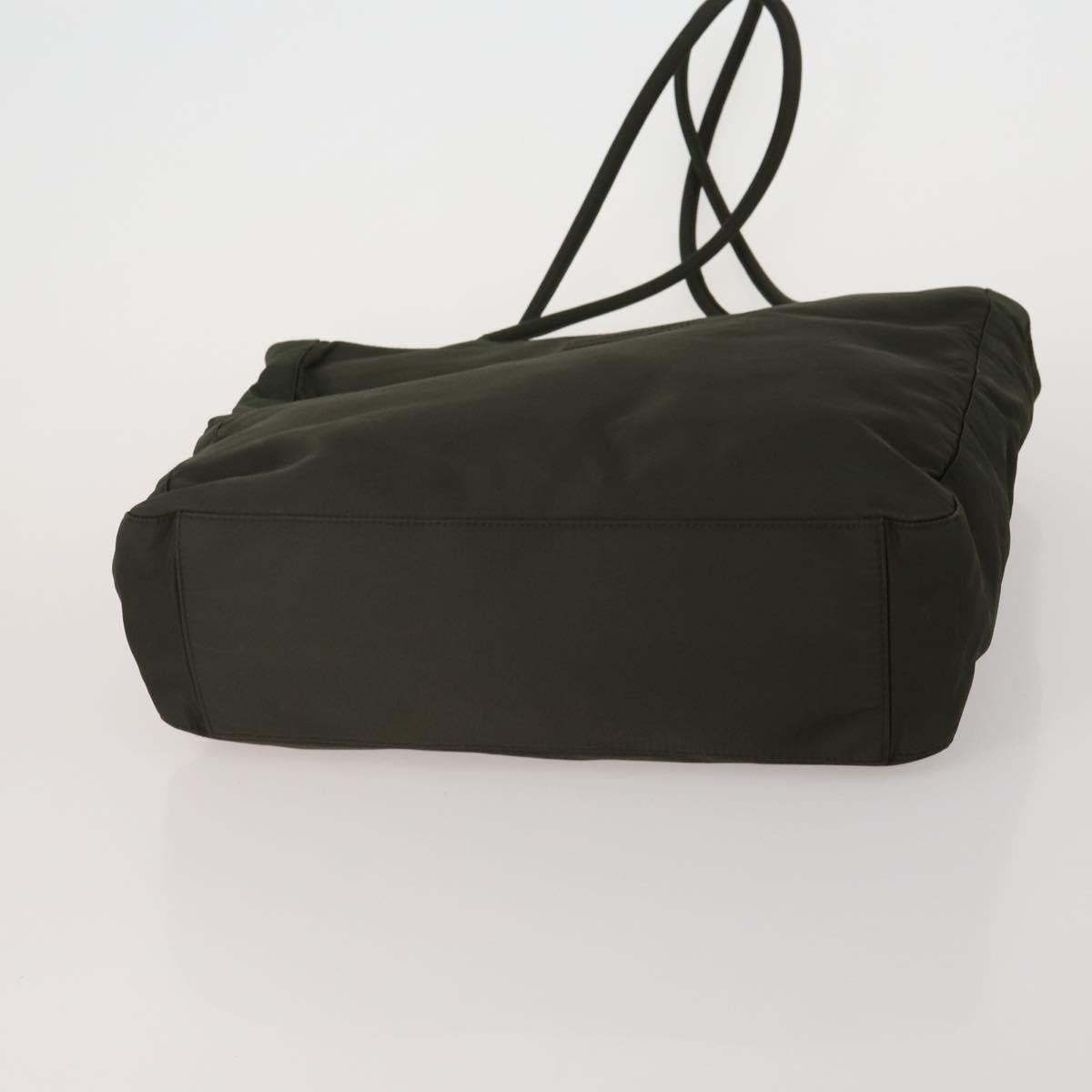 Prada Green Nylon Tote