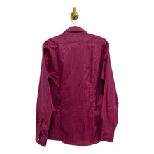 Load image into Gallery viewer, YSL Burgundy Monogram Button Down
