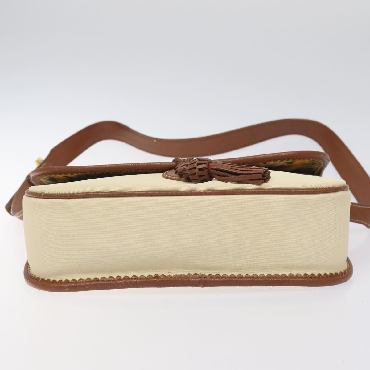 Loewe Cream and Brown Crossbody