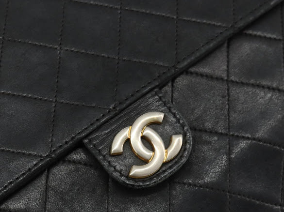 Chanel Black Leather Flap Bag