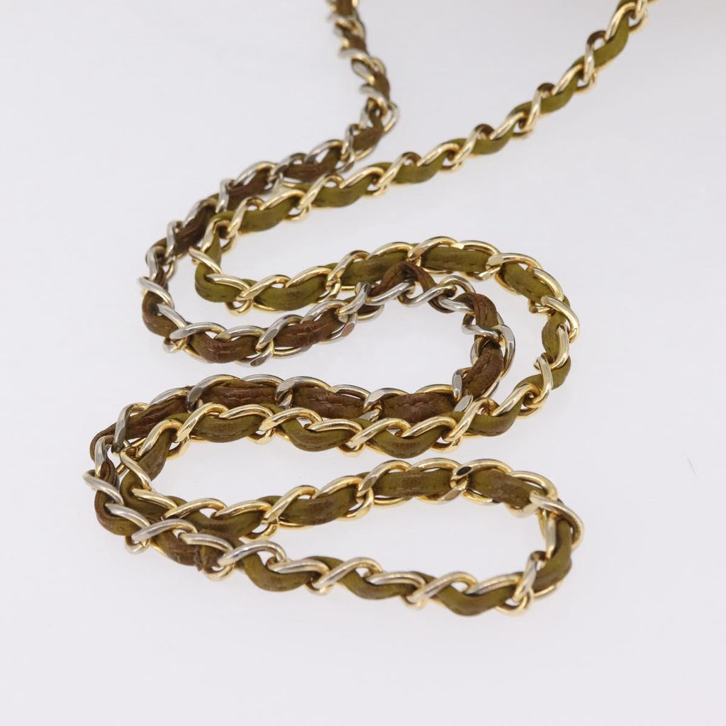 Chanel Green Suede Tassel Shoulder Bag chain strap