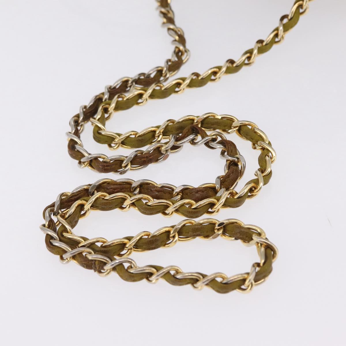 Chanel Green Suede Tassel Shoulder Bag chain strap