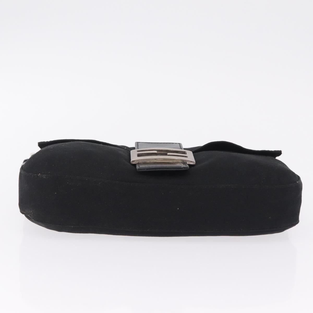 Fendi Black Cotton Jersey Baguette base