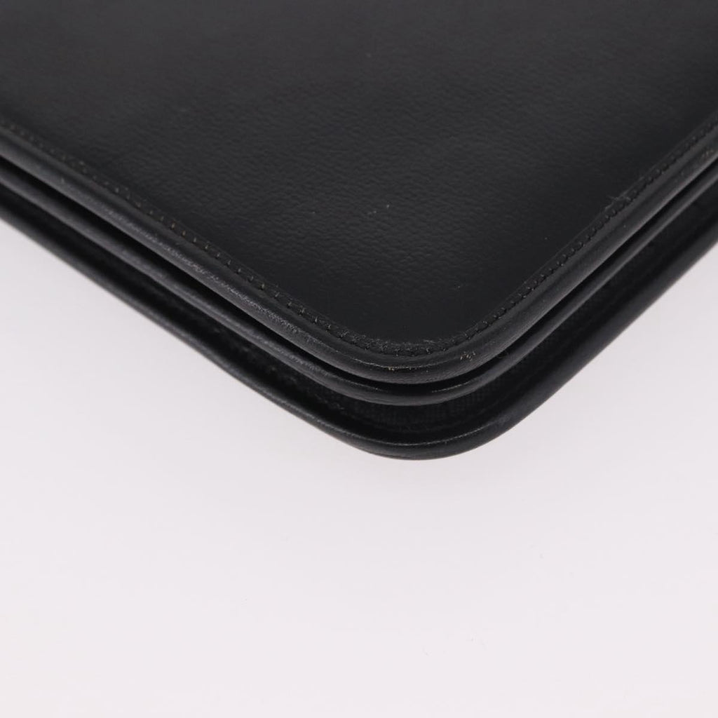 Dior Black Leather Clutch
