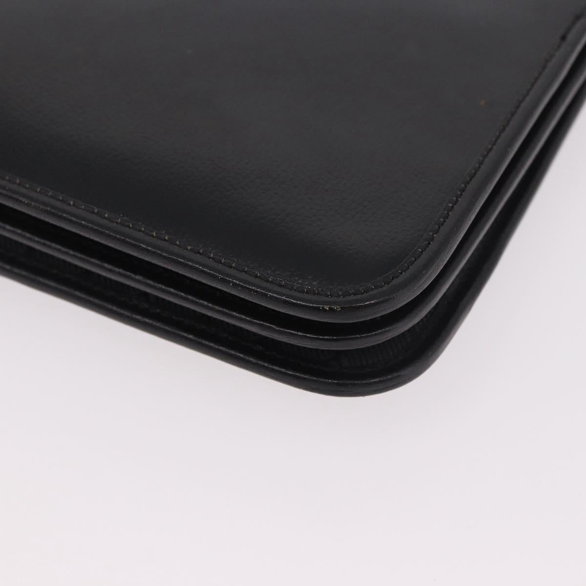 Dior Black Leather Clutch