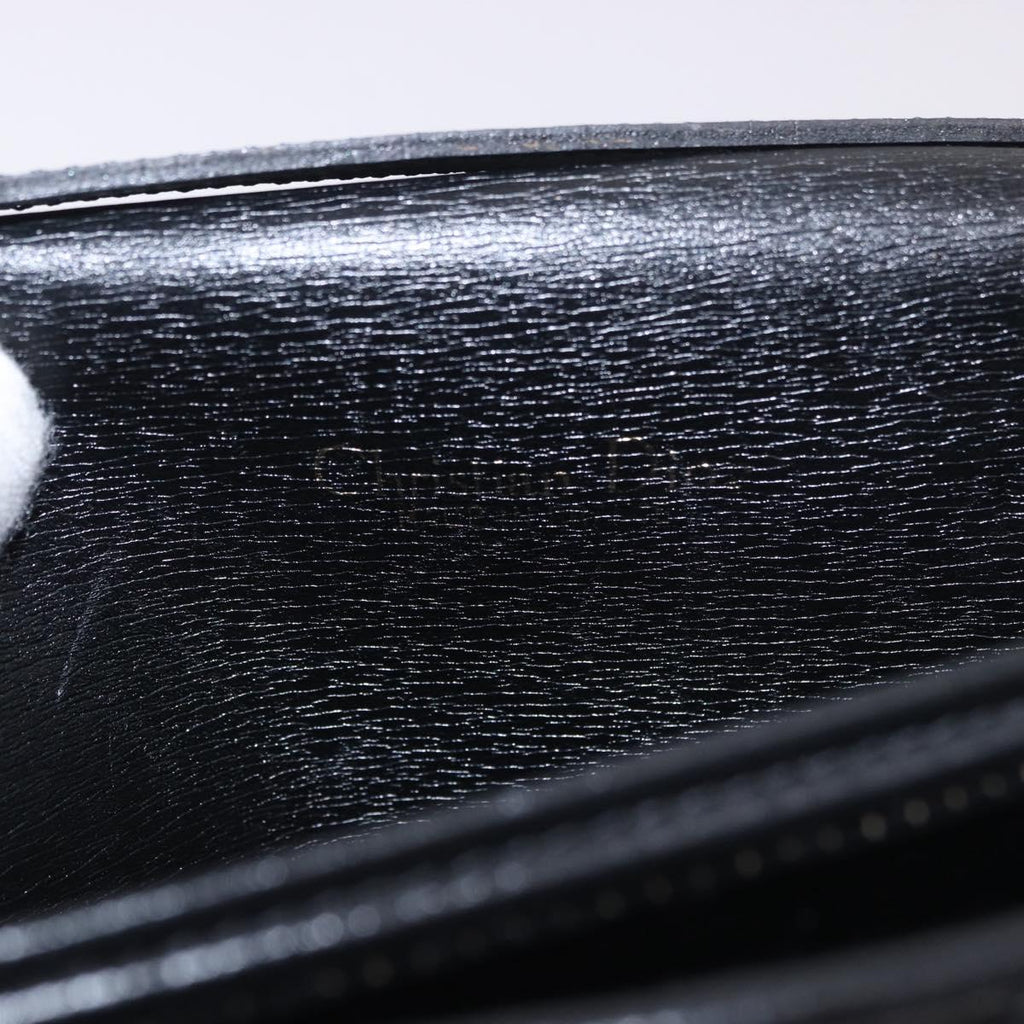 Dior Black Leather Clutch