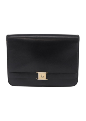 Dior Black Leather Clutch