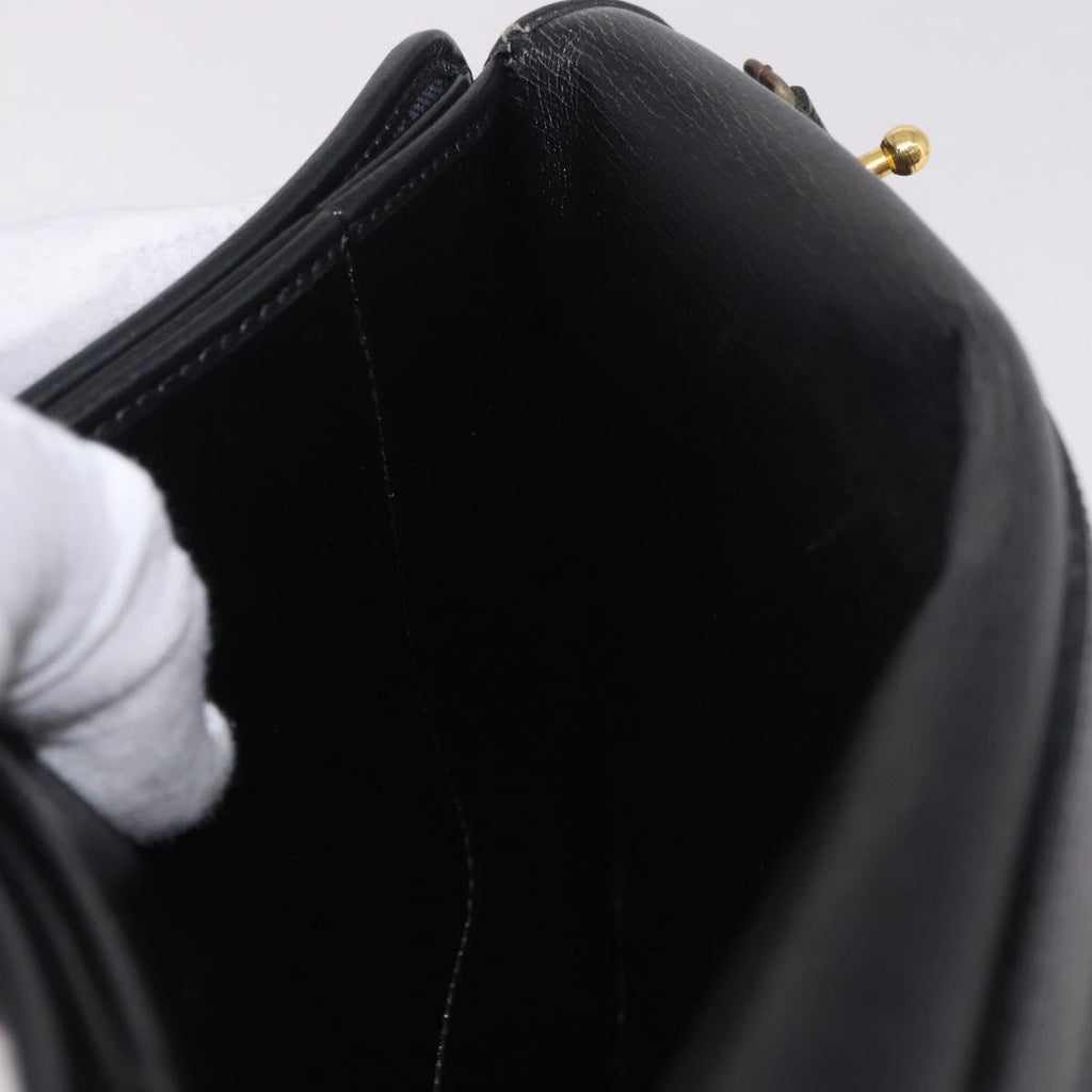 Dior Black Leather Clutch