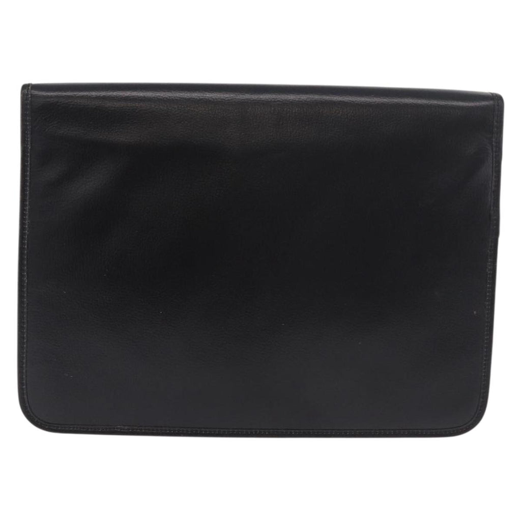 Dior Black Leather Clutch