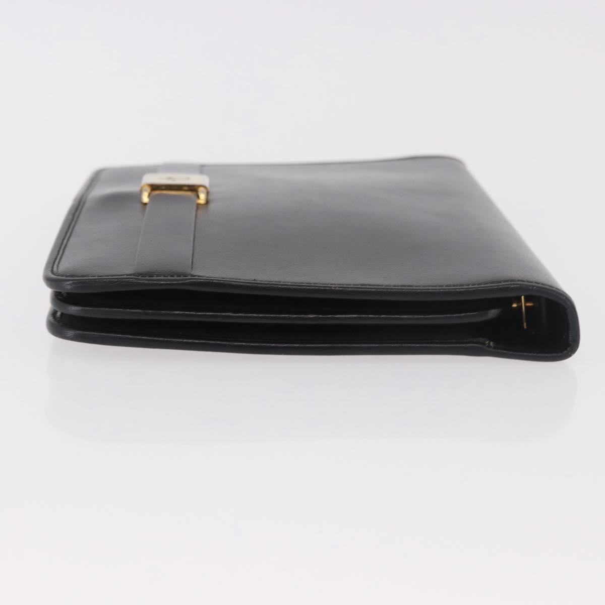 Dior Black Leather Clutch
