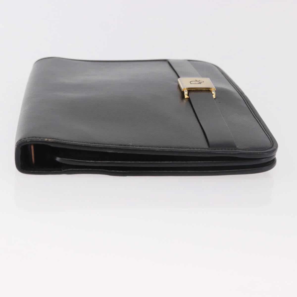 Dior Black Leather Clutch