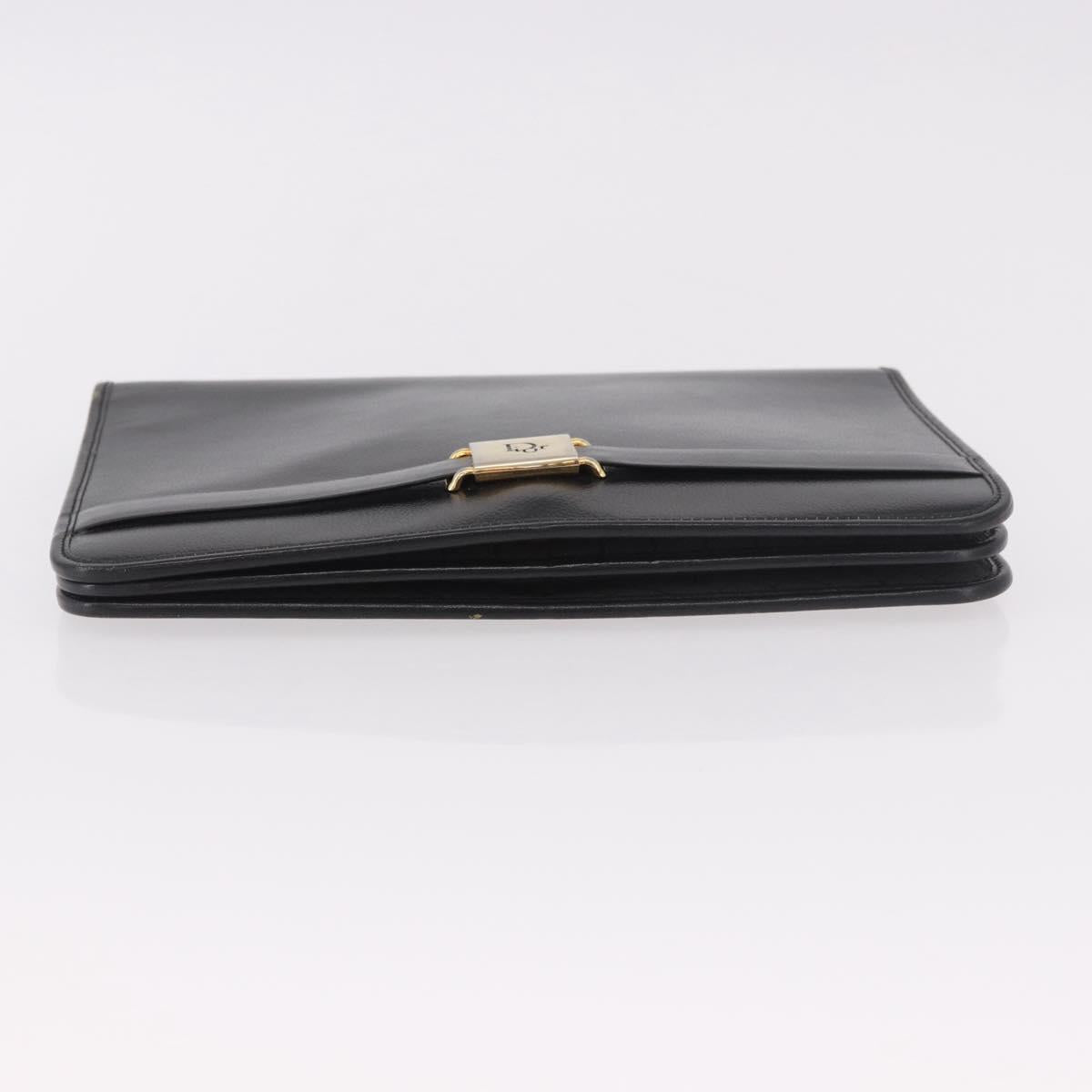 Dior Black Leather Clutch