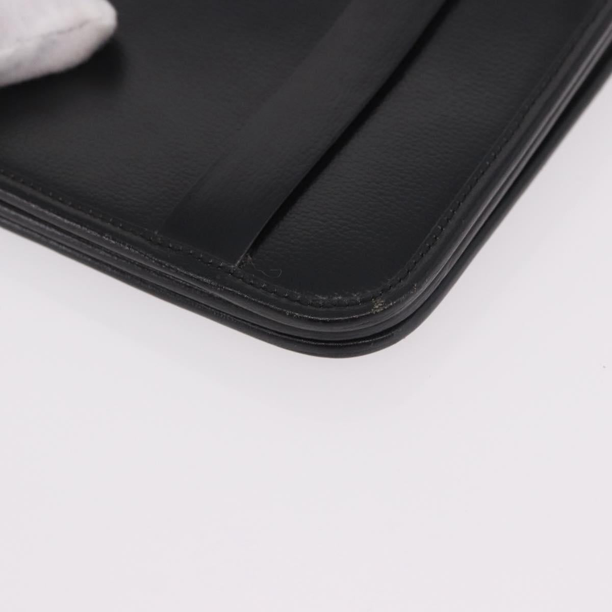 Dior Black Leather Clutch