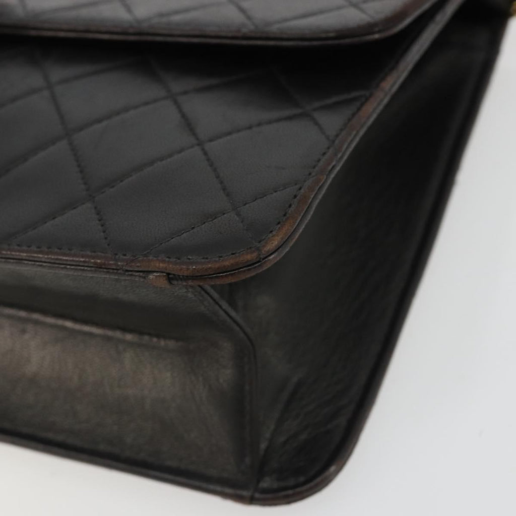 Chanel Black Quilted Leather Flap Bag