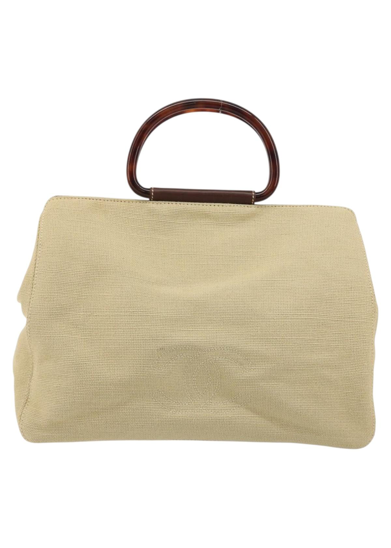 Chanel Raffia and Tortoise Handbag