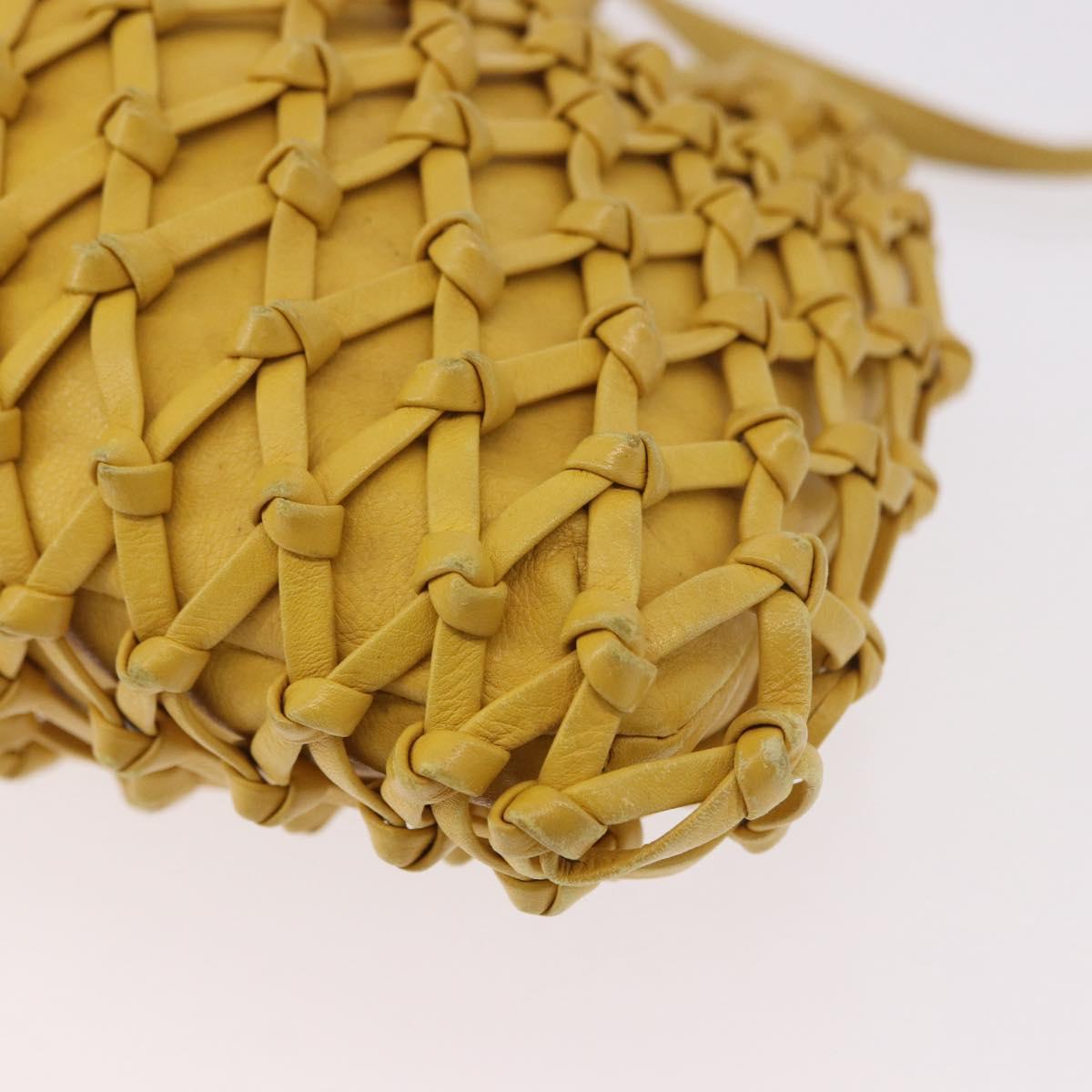 Chanel Yellow Knotted Handbag