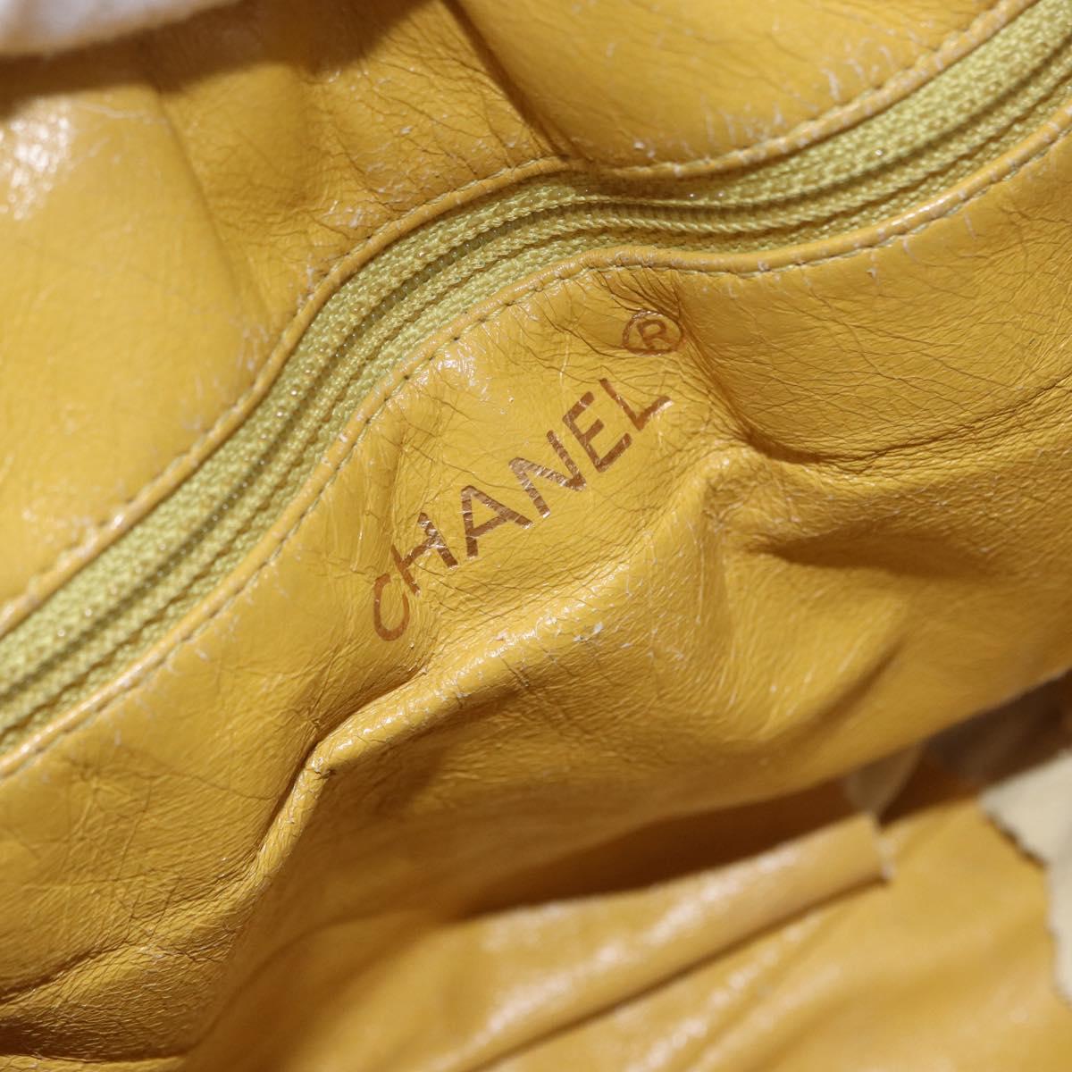 Chanel Yellow Knotted Handbag