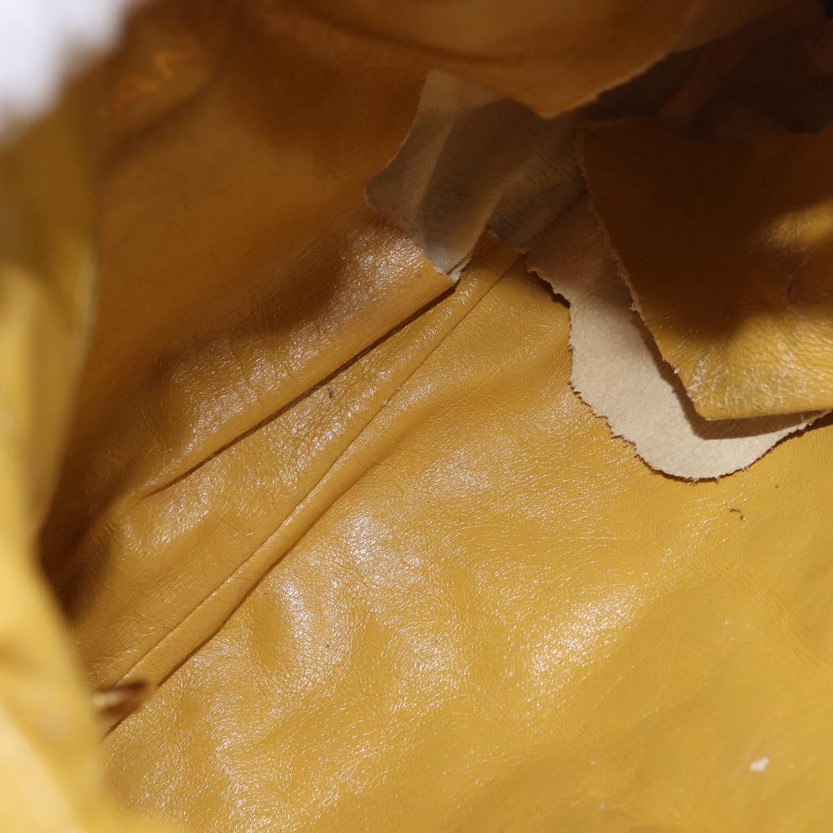 Chanel Yellow Knotted Handbag