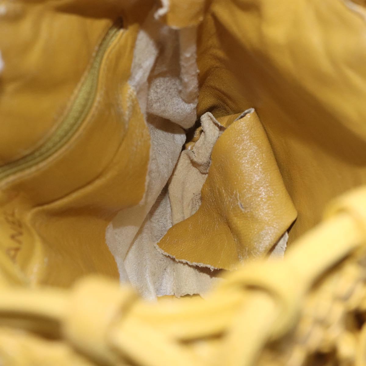 Chanel Yellow Knotted Handbag