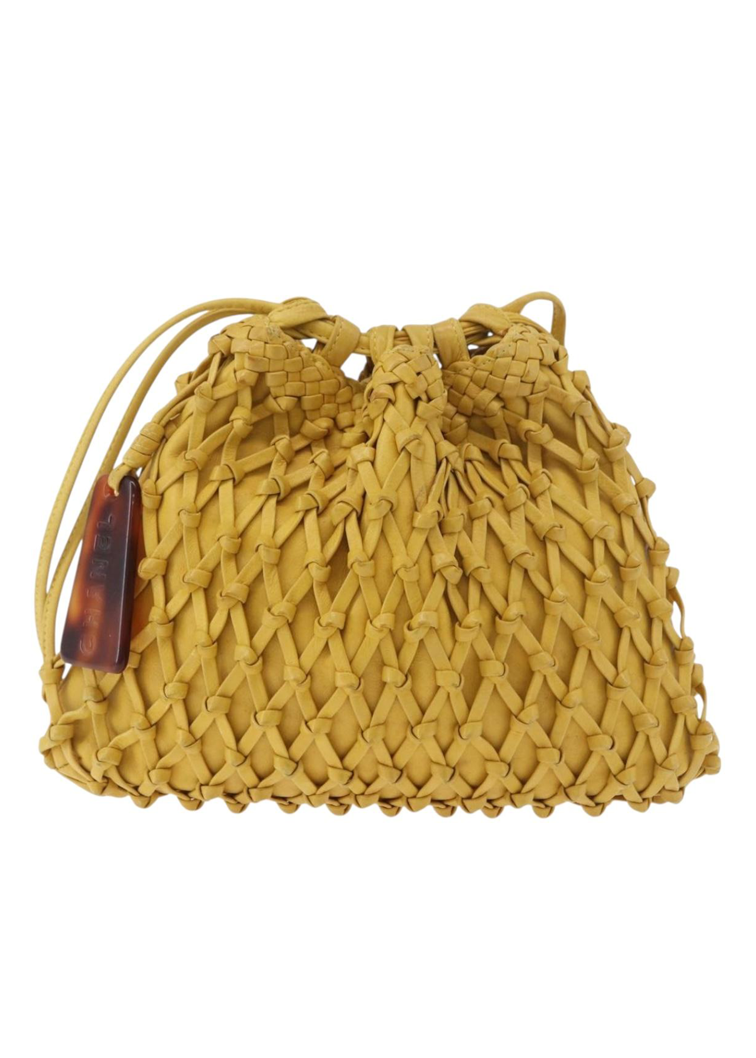Chanel Yellow Knotted Handbag