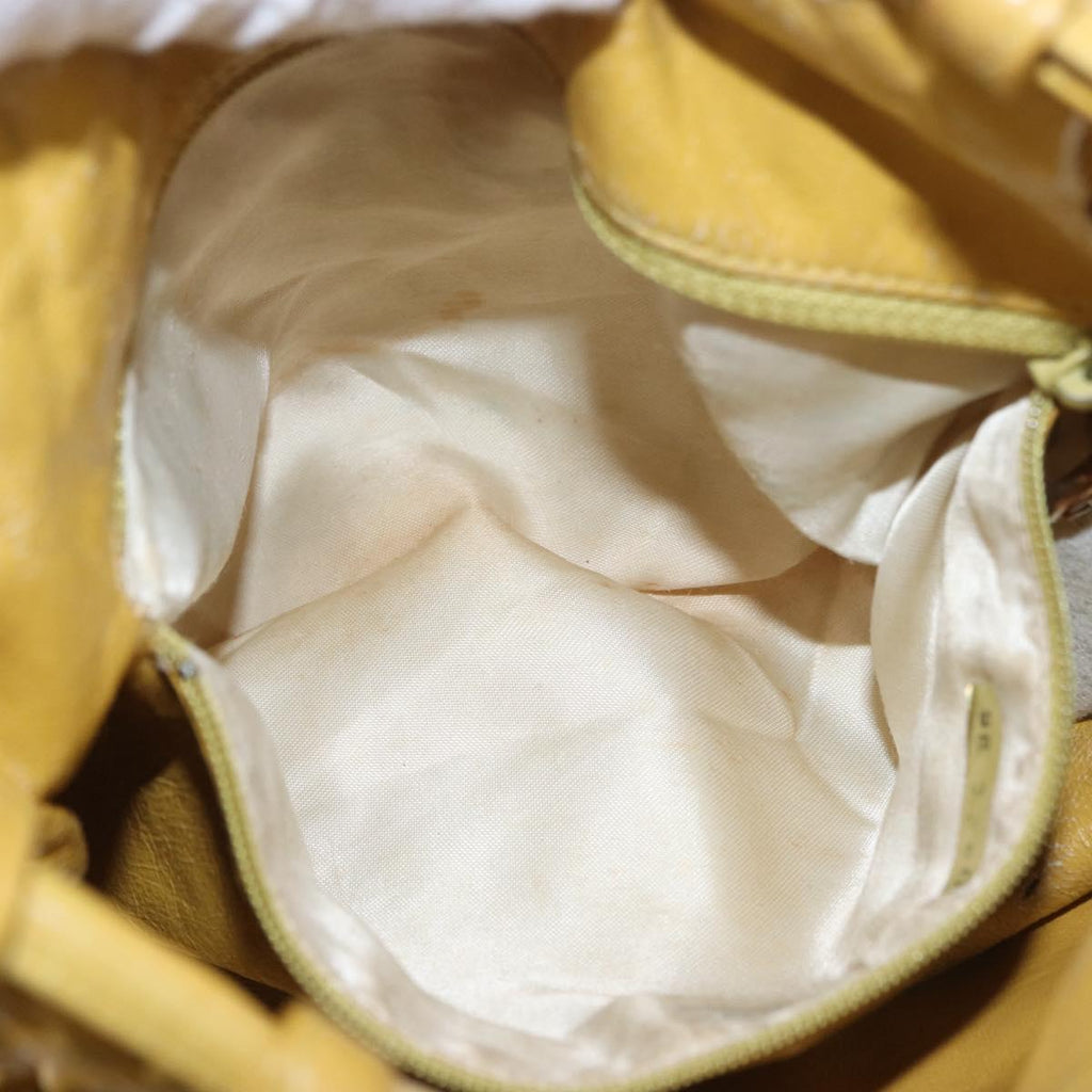 Chanel Yellow Knotted Handbag