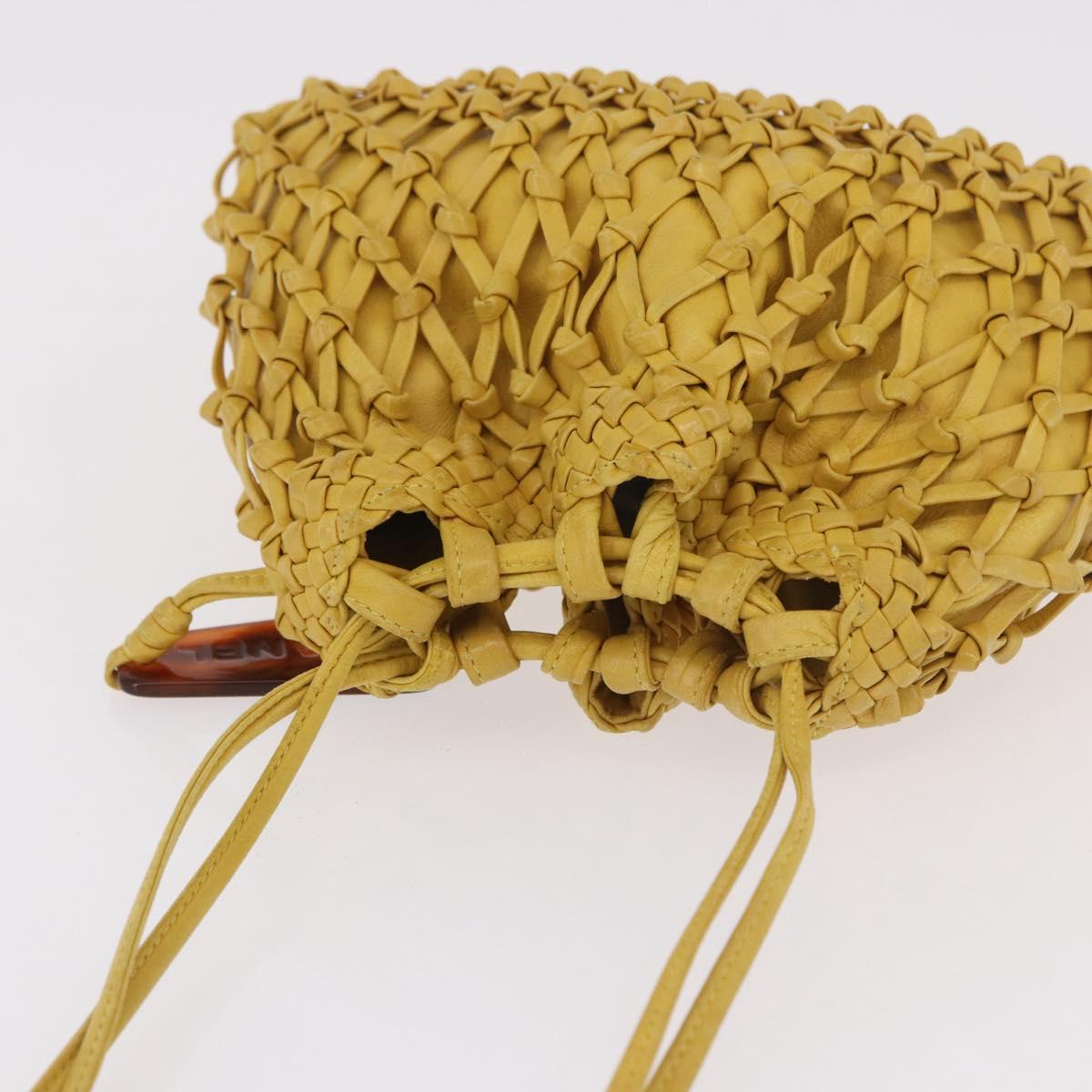 Chanel Yellow Knotted Handbag