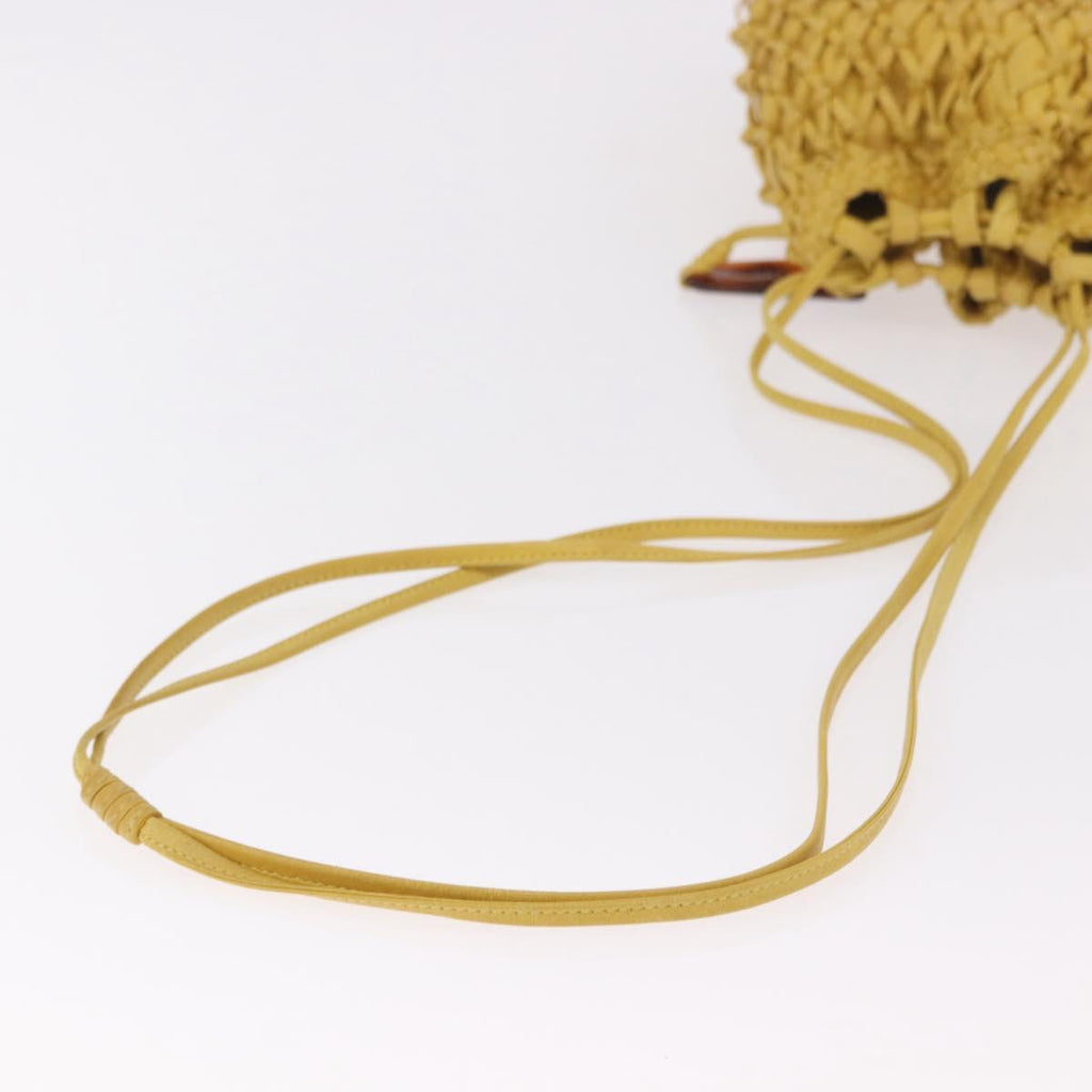 Chanel Yellow Knotted Handbag