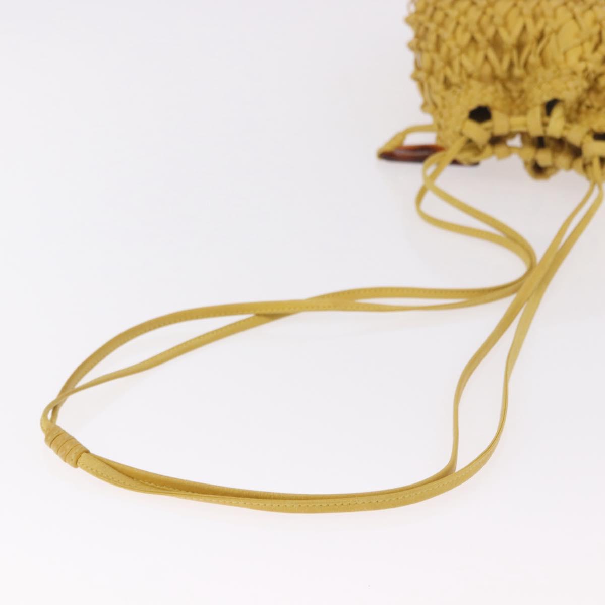 Chanel Yellow Knotted Handbag