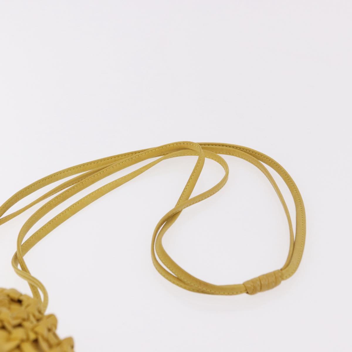Chanel Yellow Knotted Handbag