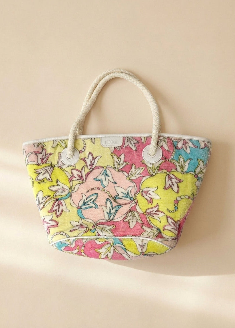 Pucci Pink Printed Mini Tote