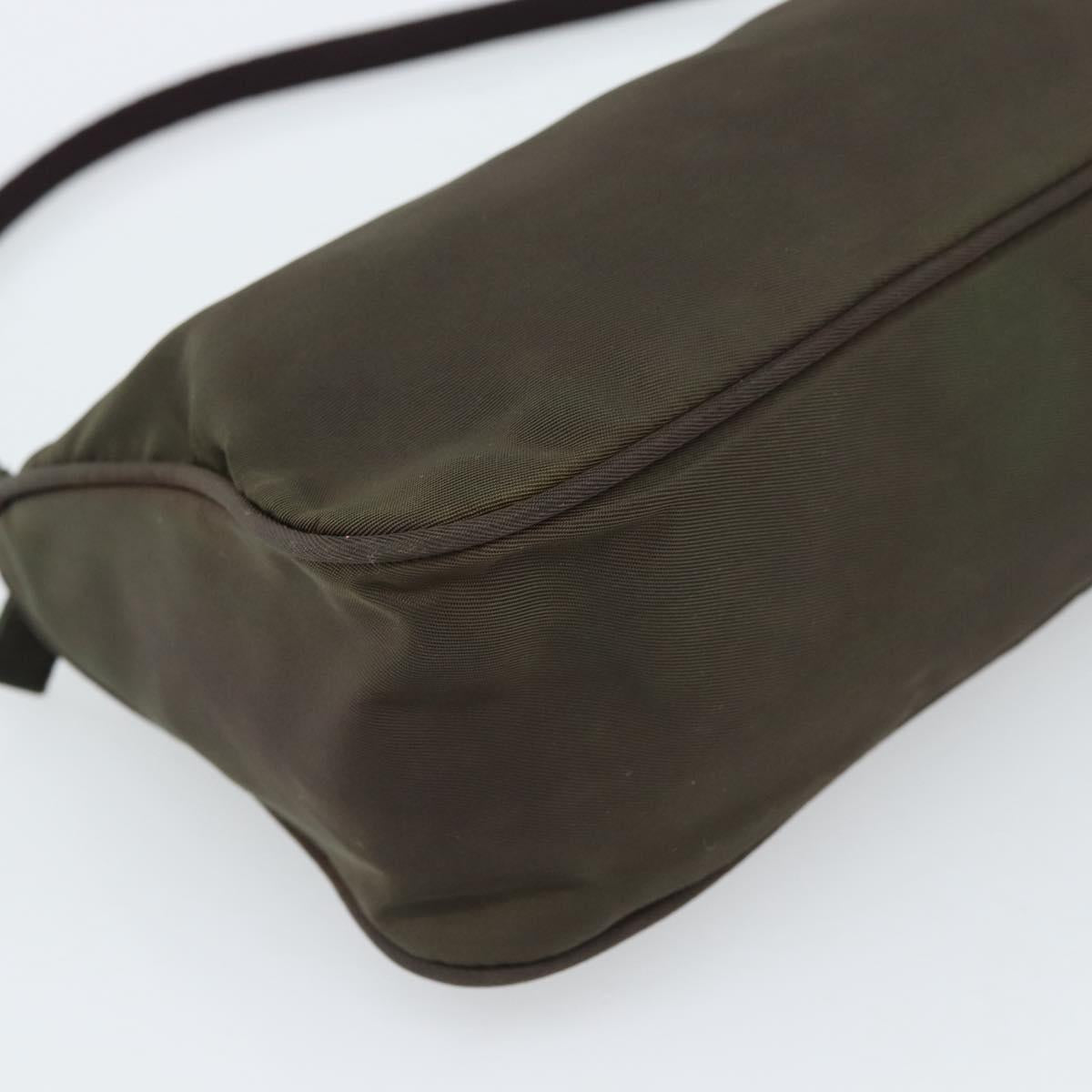 Prada Green Nylon Pochette