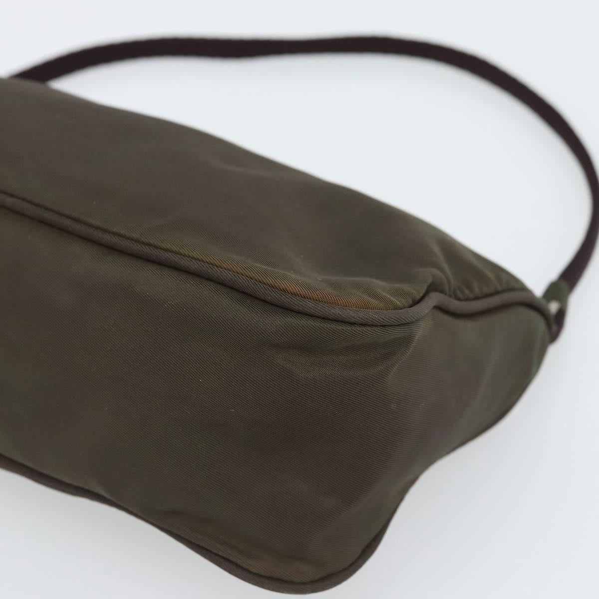 Prada Green Nylon Pochette