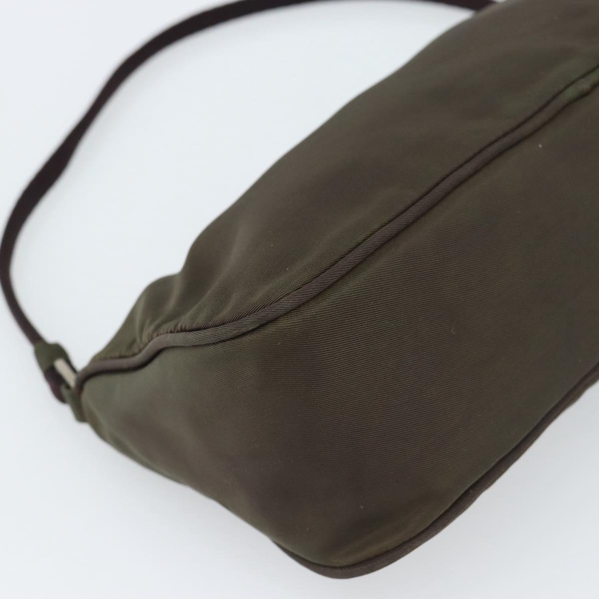 Prada Green Nylon Pochette