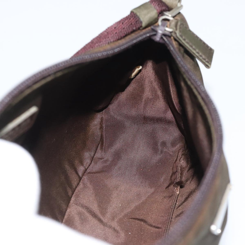 Prada Green Nylon Pochette