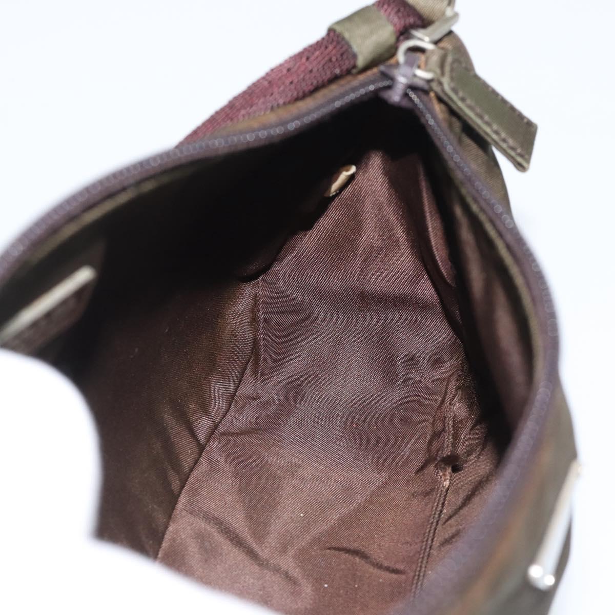 Prada Green Nylon Pochette