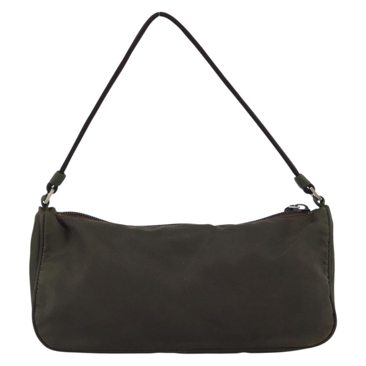 Prada Green Nylon Pochette
