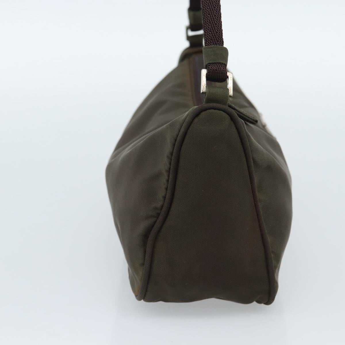 Prada Green Nylon Pochette