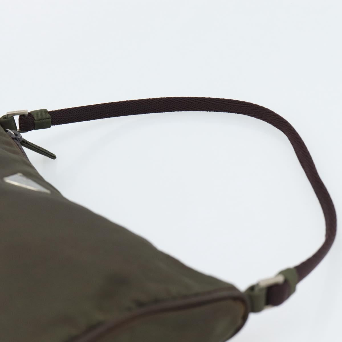 Prada Green Nylon Pochette
