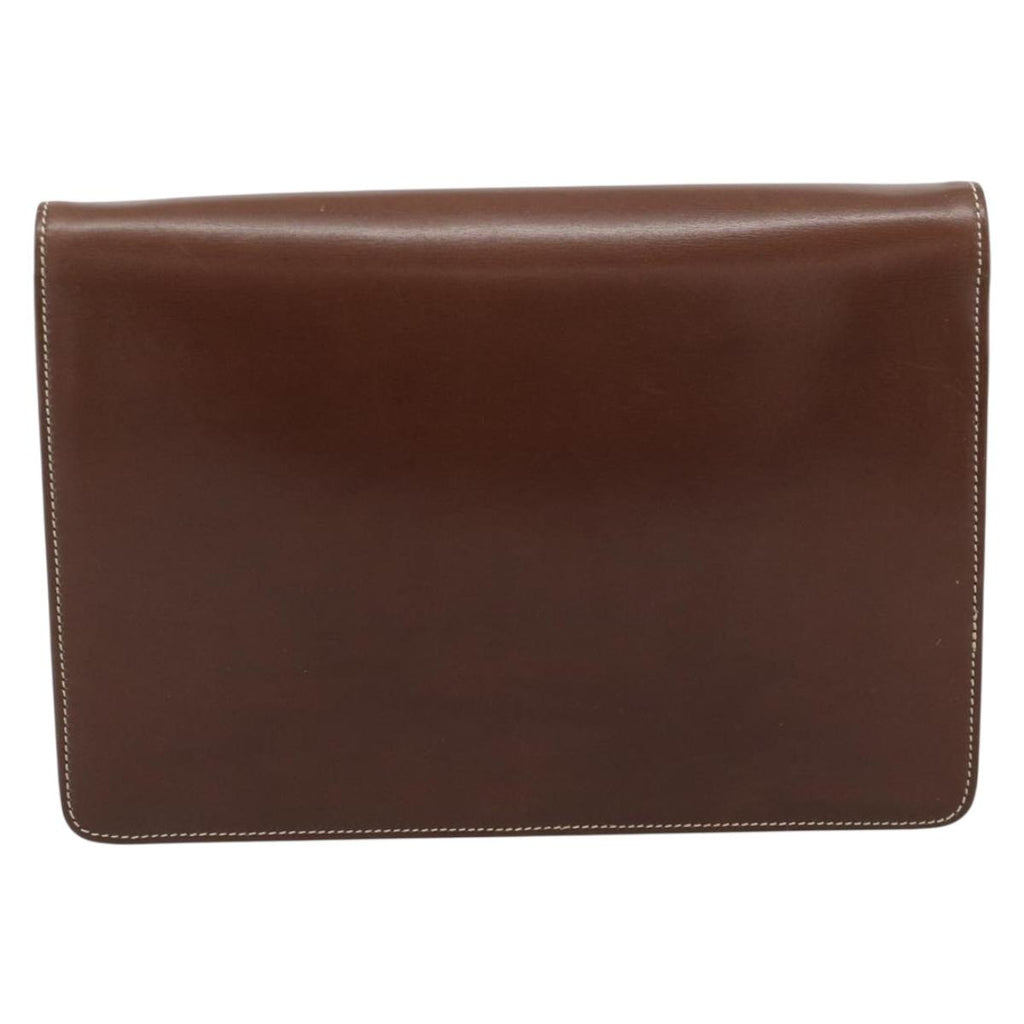 Dior Brown Leather Shoulder Bag