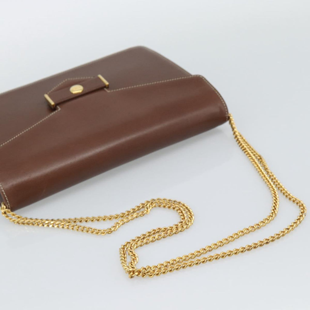 Dior Brown Leather Shoulder Bag