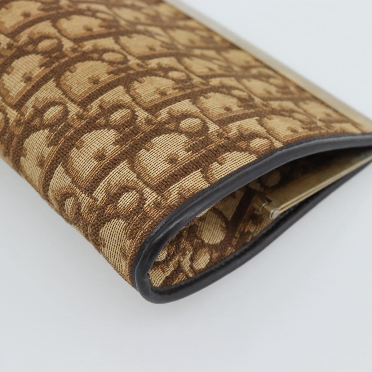 Dior Burgundy Trotter Snap Clutch