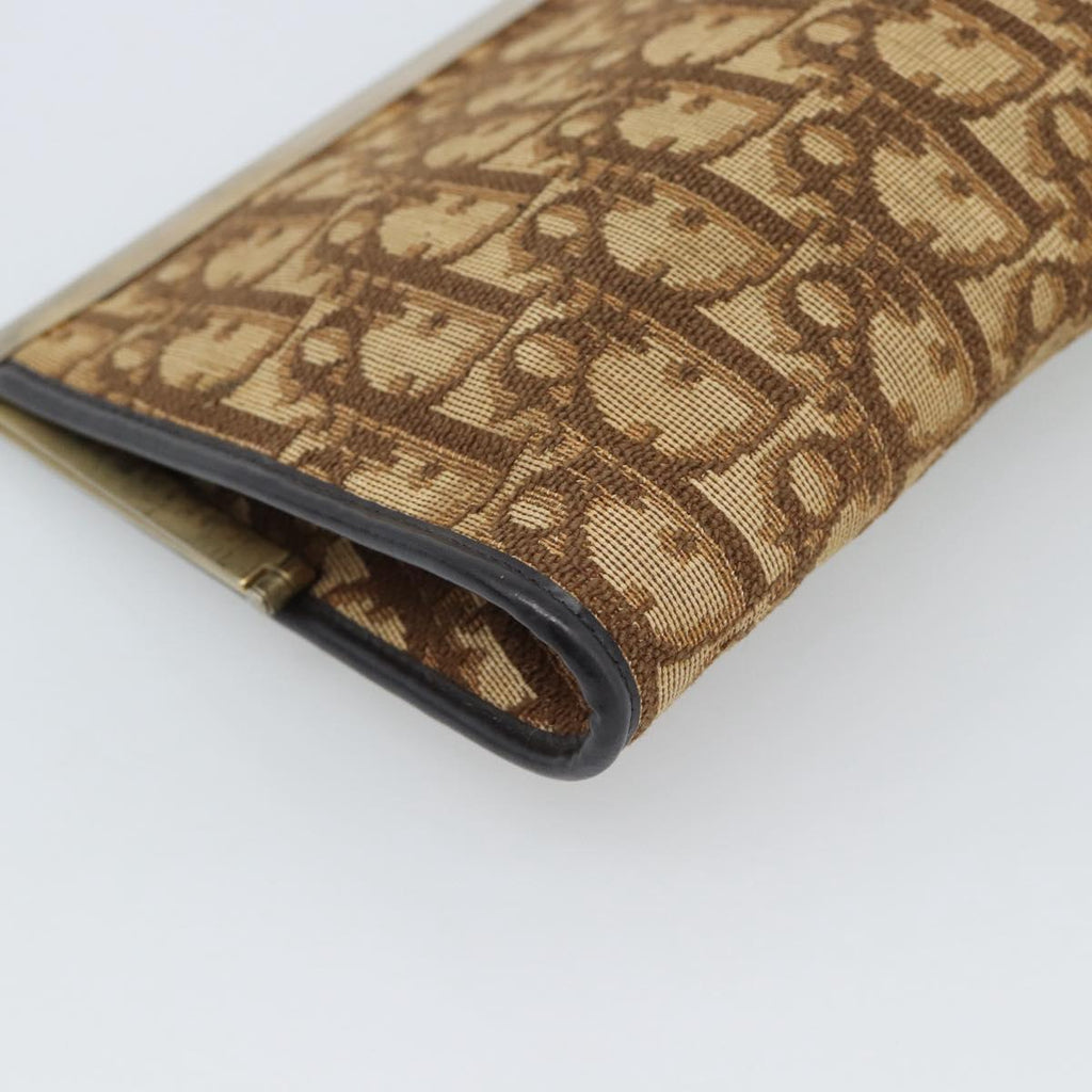 Dior Burgundy Trotter Snap Clutch