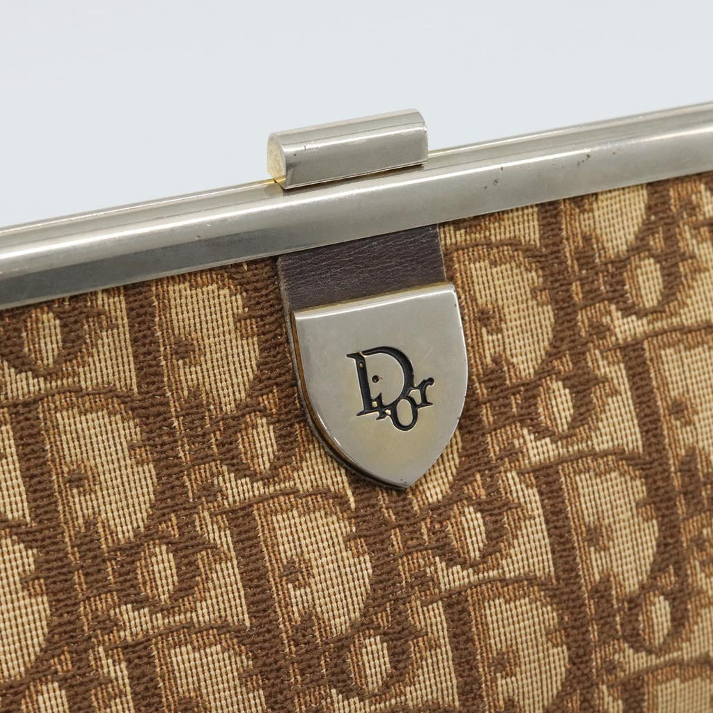Dior Burgundy Trotter Snap Clutch