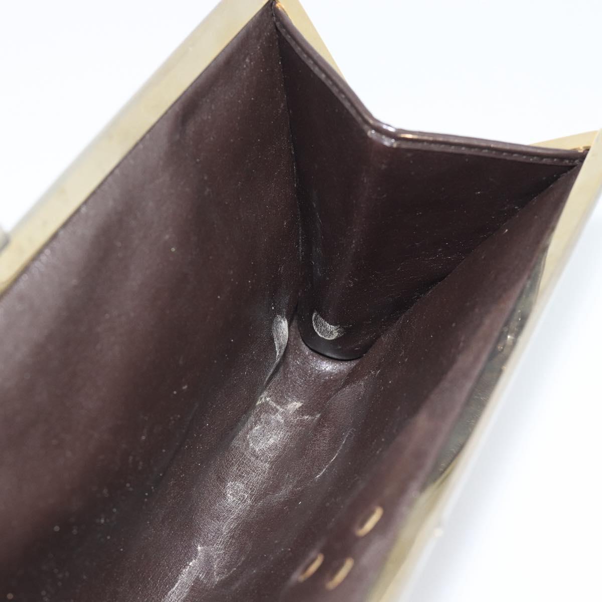 Dior Burgundy Trotter Snap Clutch