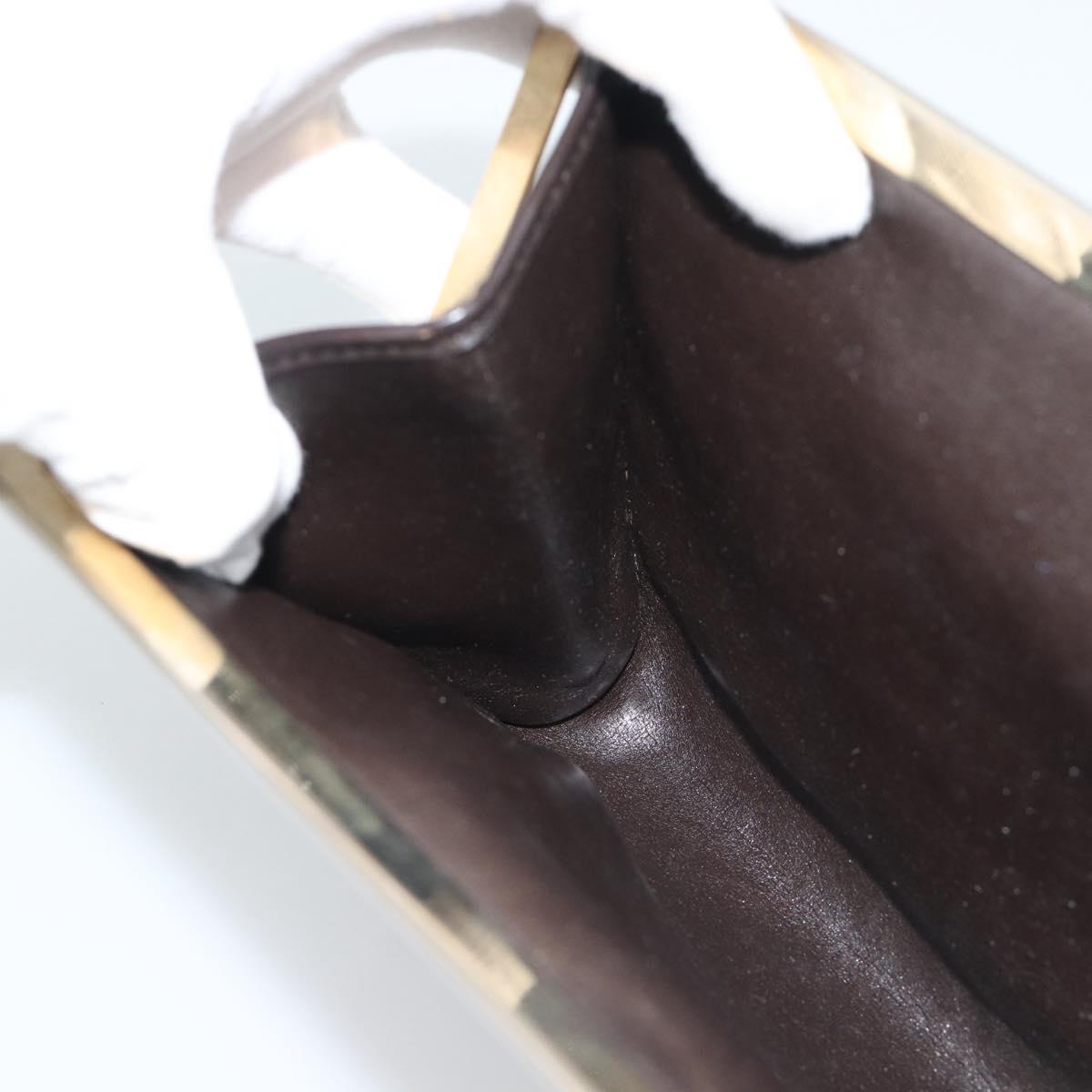 Dior Burgundy Trotter Snap Clutch