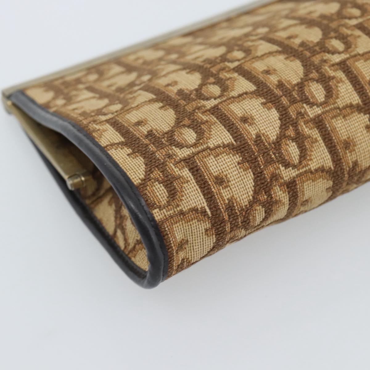 Dior Burgundy Trotter Snap Clutch