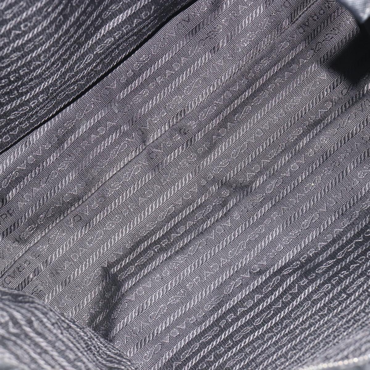 Prada Black Nylon and Leather Tote