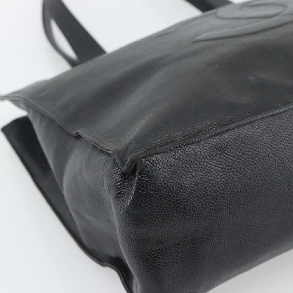 Chanel Black Caviar Leather Tote