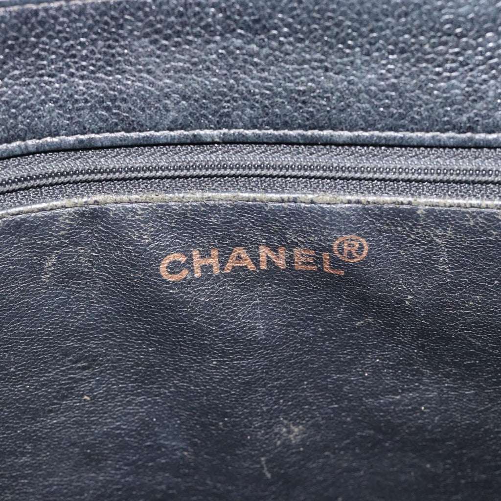 Chanel Black Caviar Leather Tote